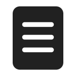 Document One Page SVG Icon